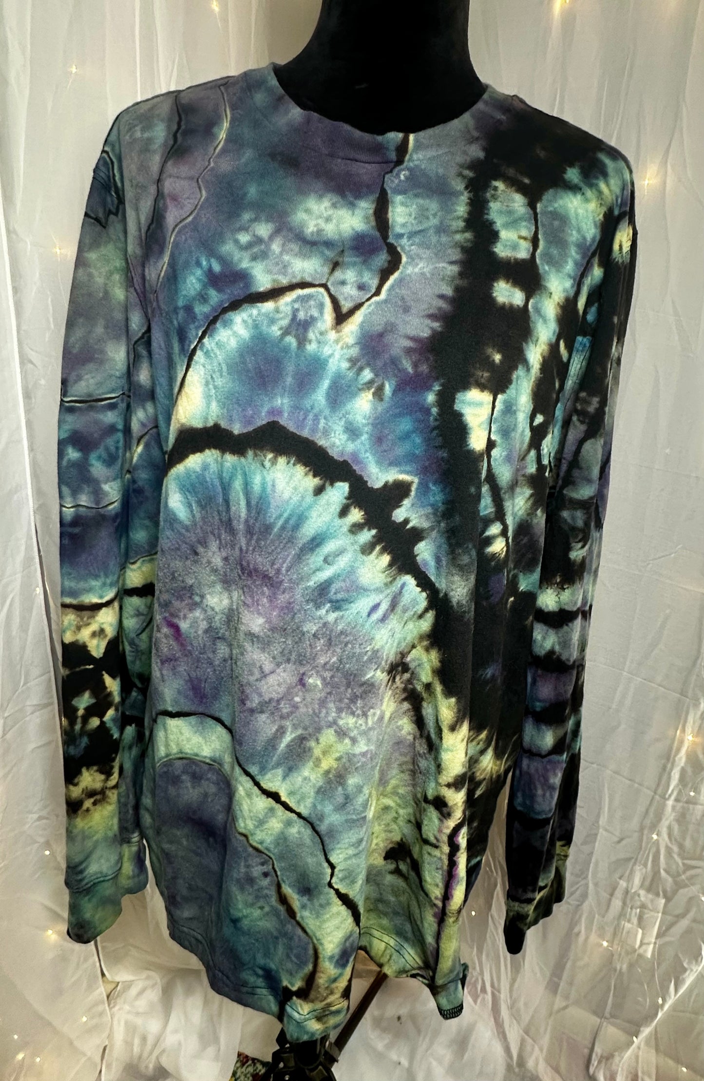 XL Neptune Nights Geode Long Sleeve Tee