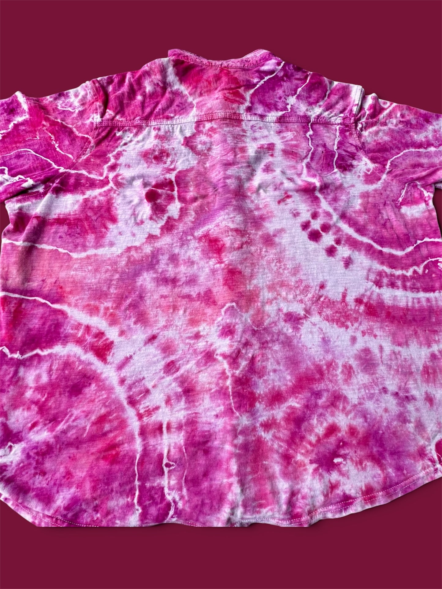 2XL Electric Rose Button Down