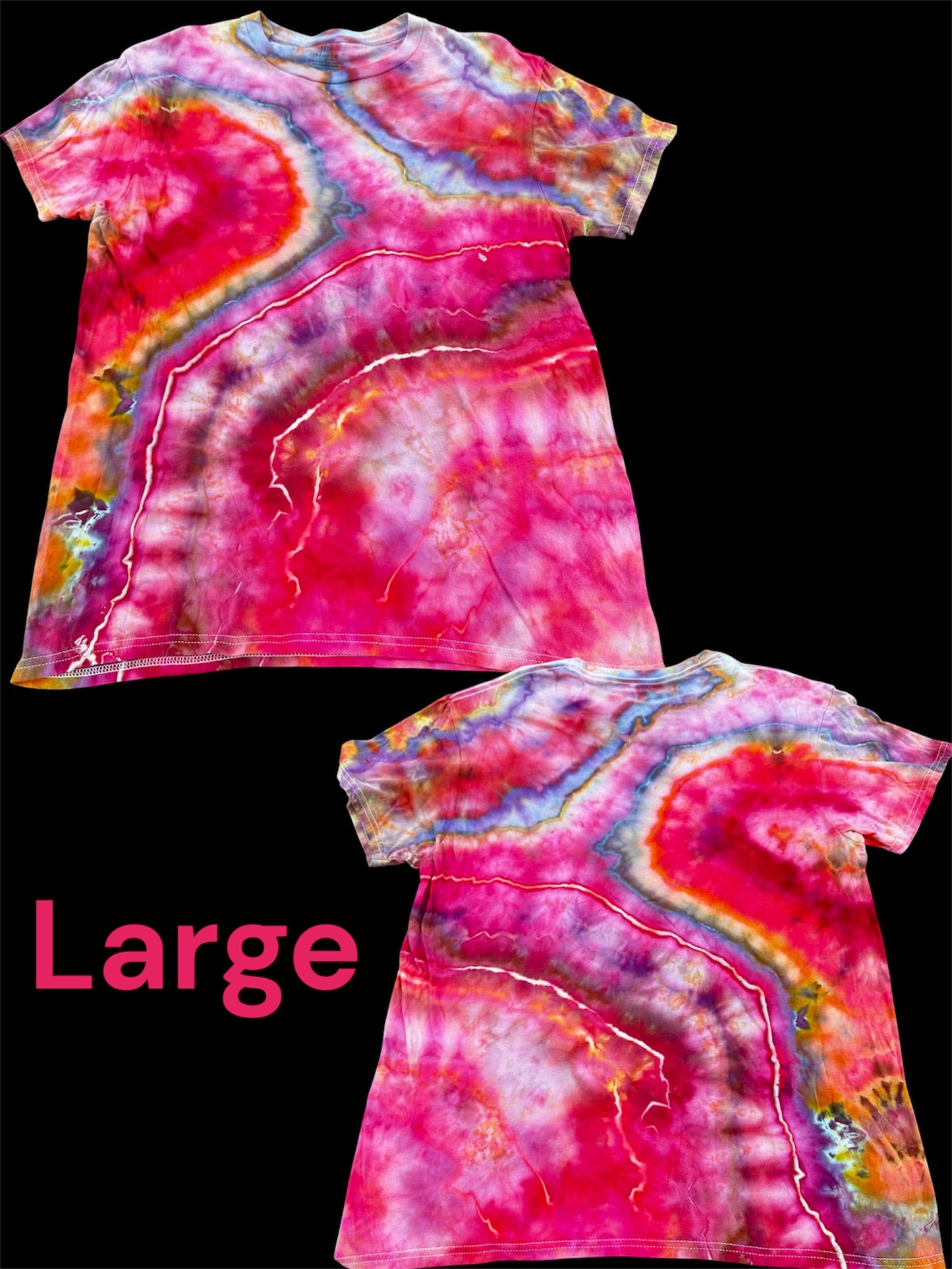 Large Trippy Rainbow Melt Tee
