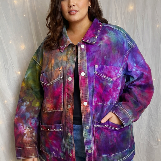 XL Stardust Forest Denim Jacket