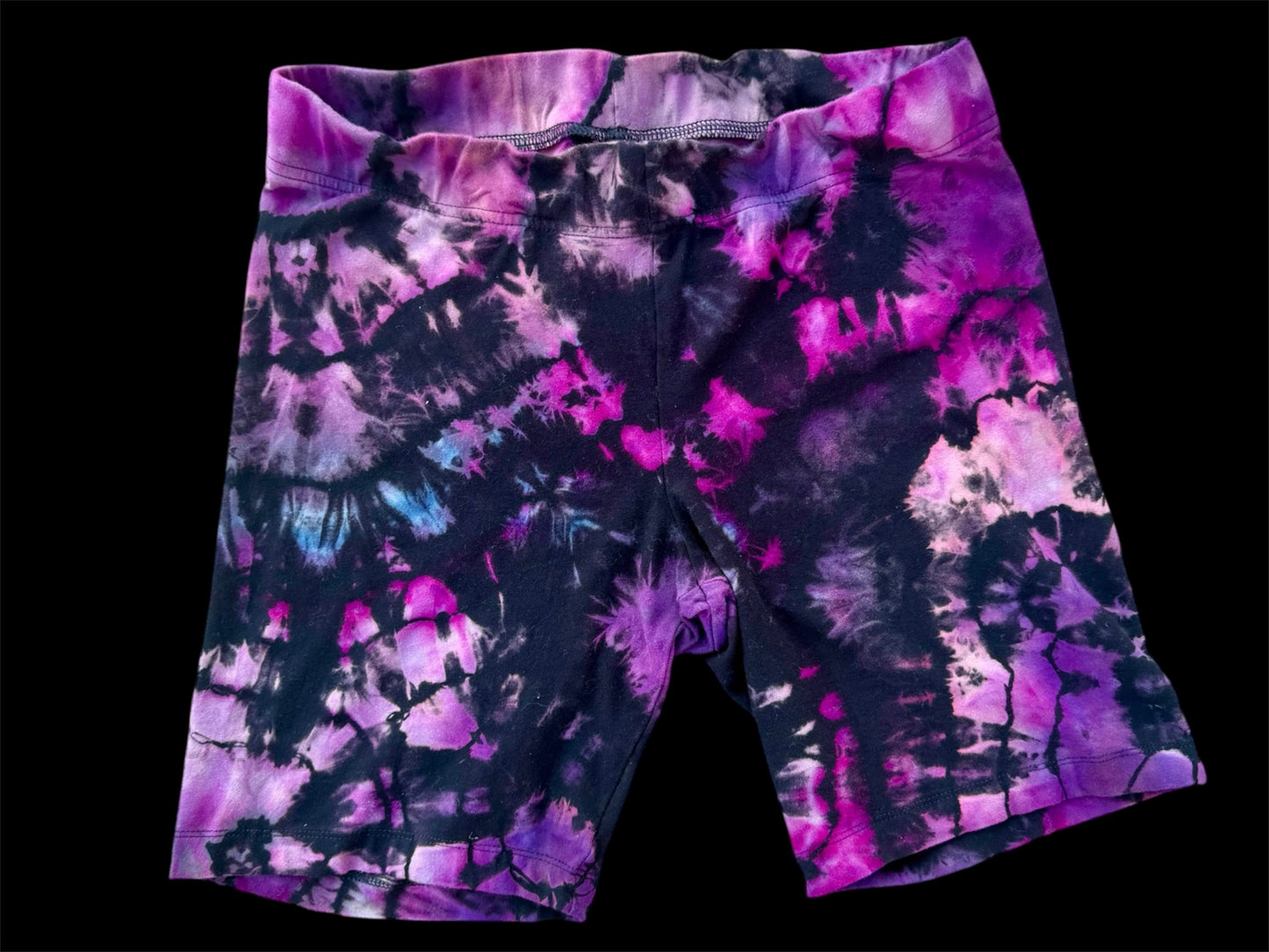 Large Mystic Amethyst Biker Shorts
