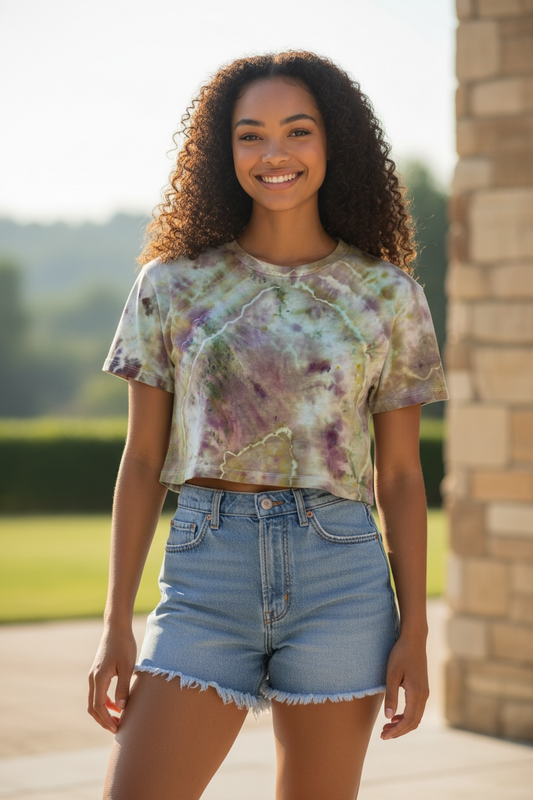 Medium Opal Geode Crop Top