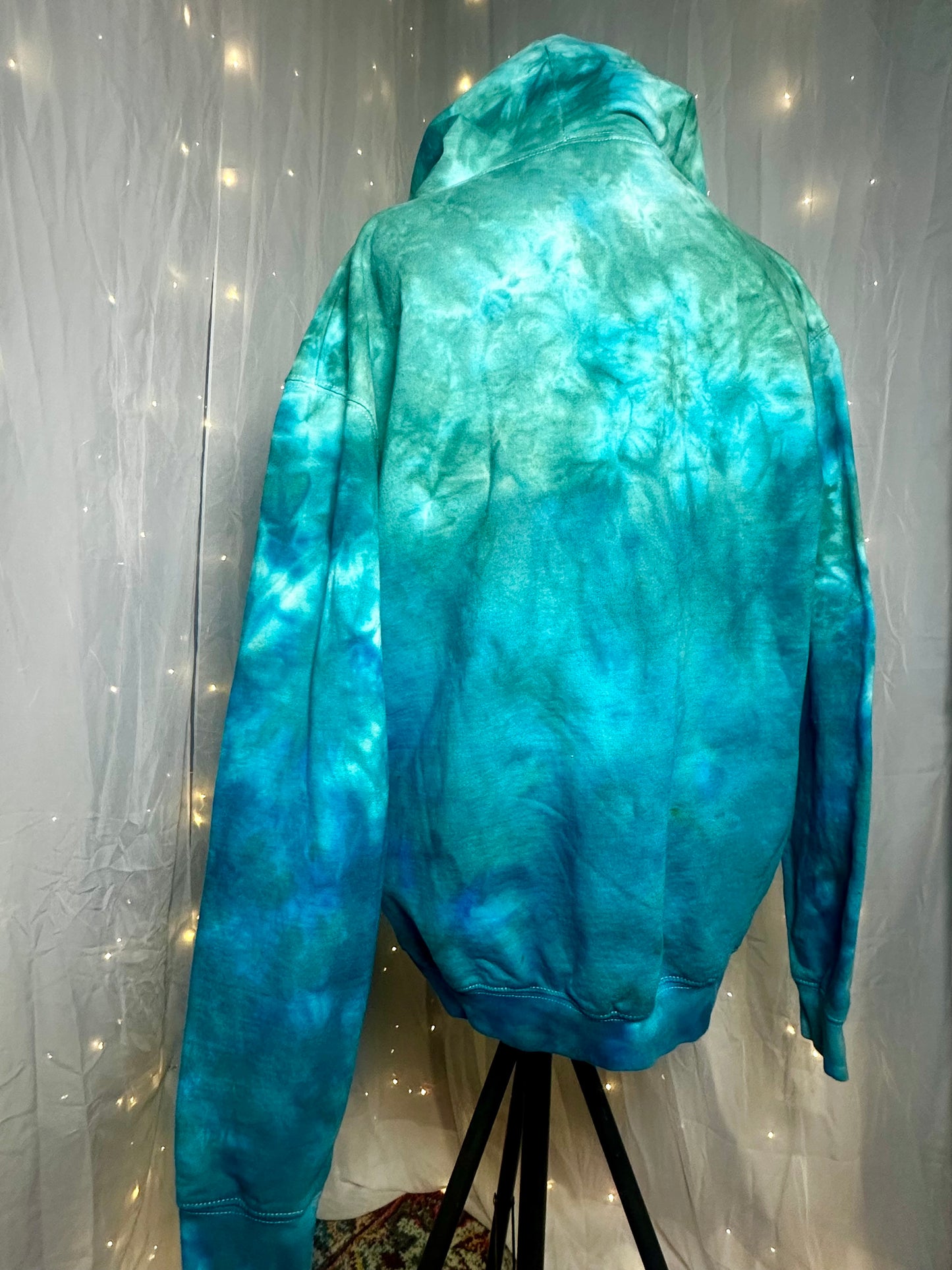 Large “Riptide” Ice Dye Hoodie