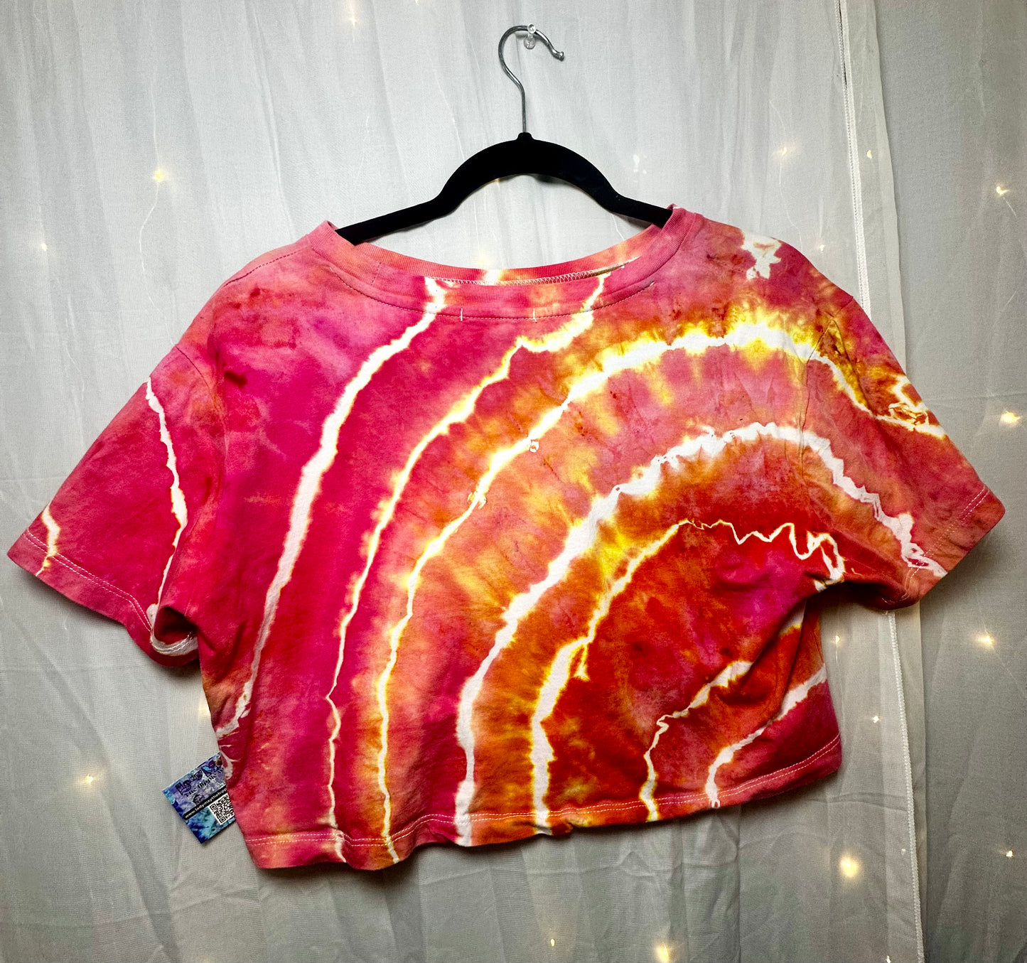 XL Flamingo Flash Crop Top