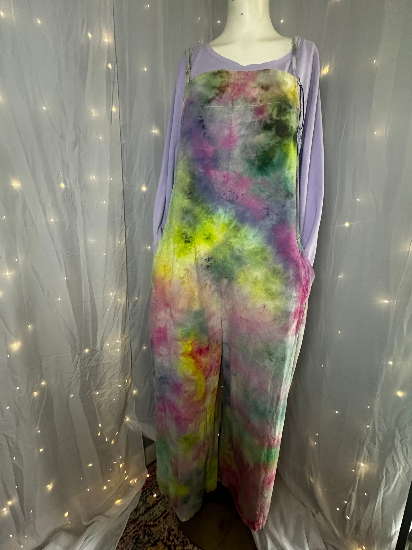 2XL Wildflower Watercolor Cottom Bibs