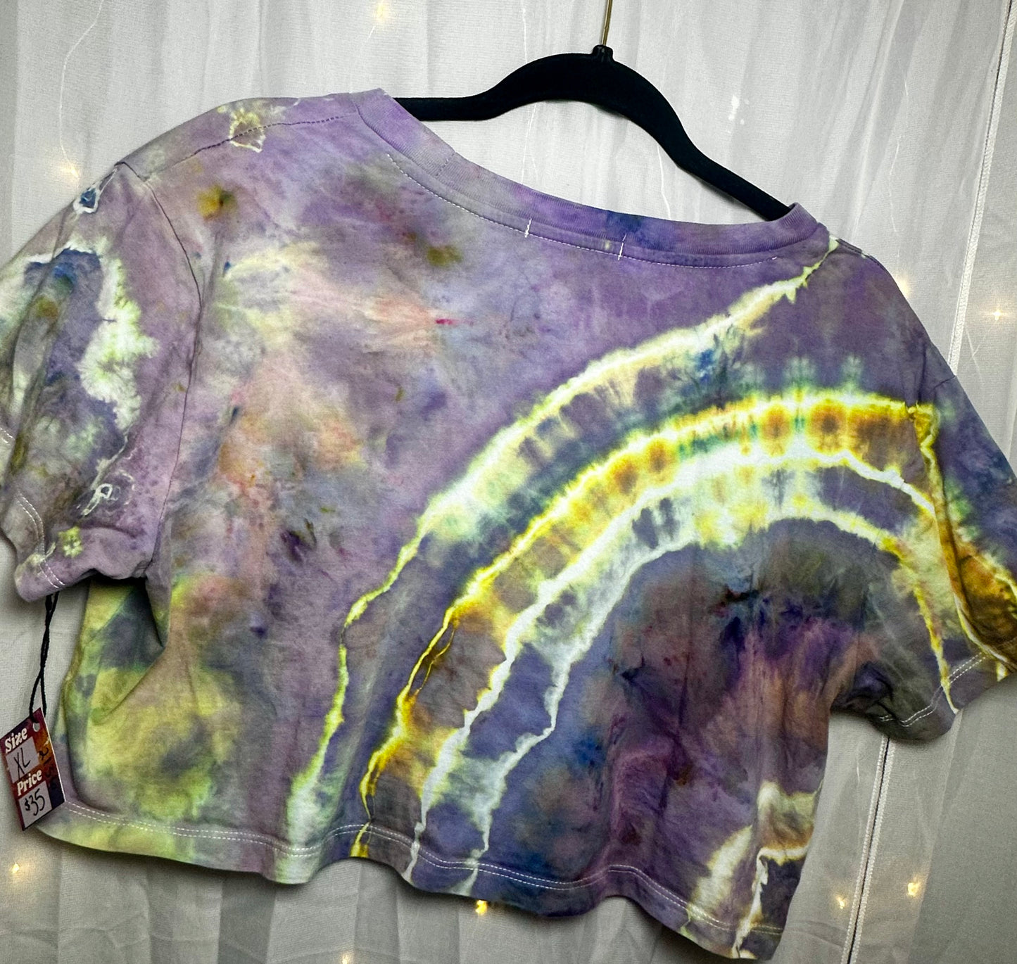 XL Violet Voltage Crop Top