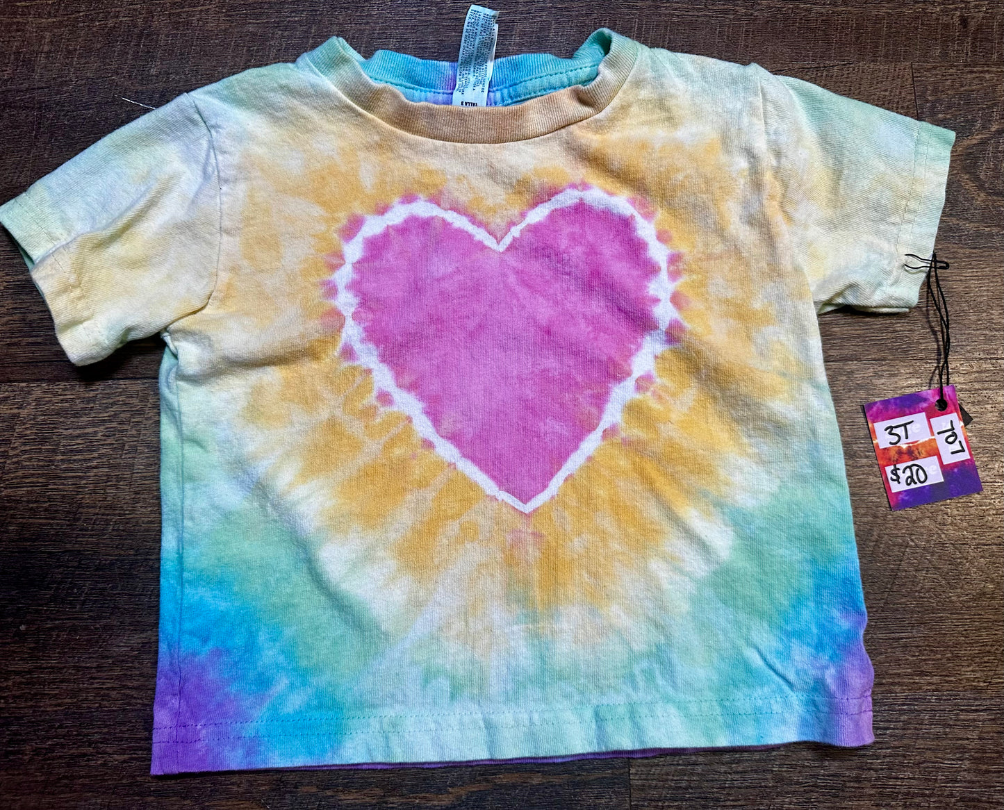 3T Dreamy Pastels Love Tee