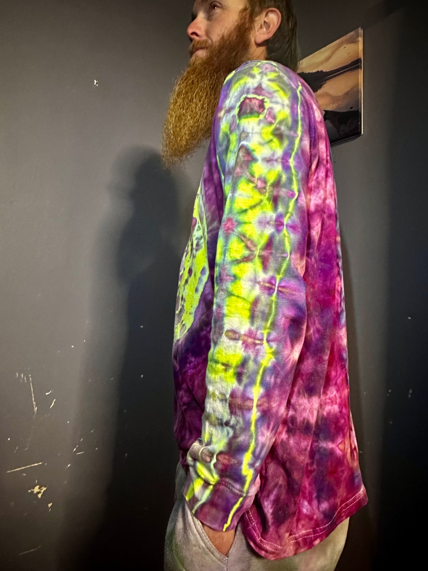 Large UV Reactive Long-Sleeve Tee