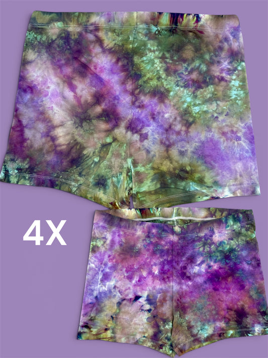 4X Enchanted Meadow Biker Shorts
