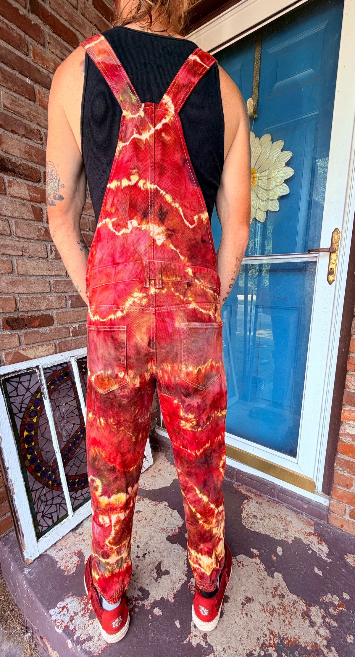 Hellbent & Tie-Dyed Overall Bibs *Upcycled*