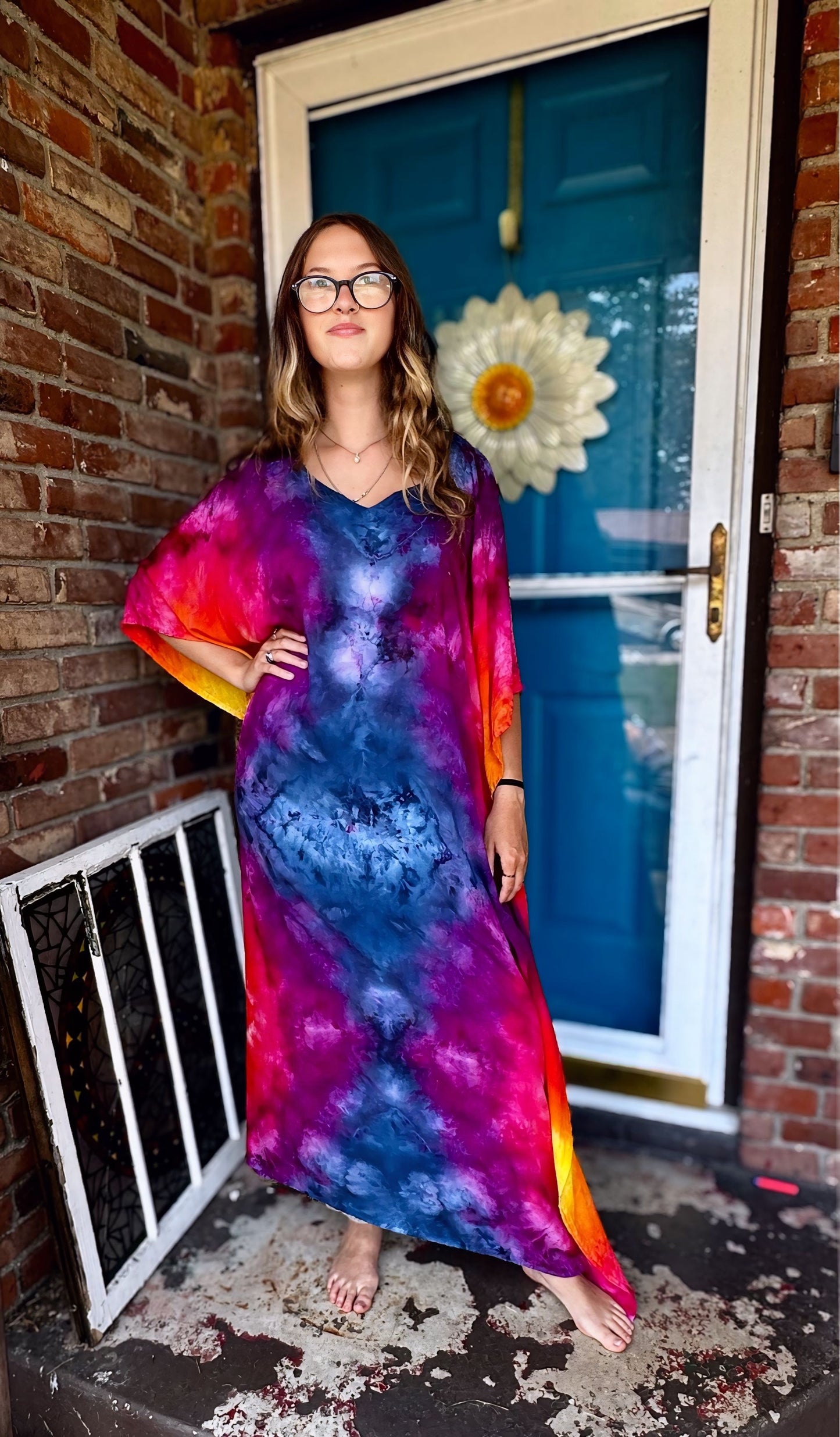 One Size Sunset Dreams Kaftan