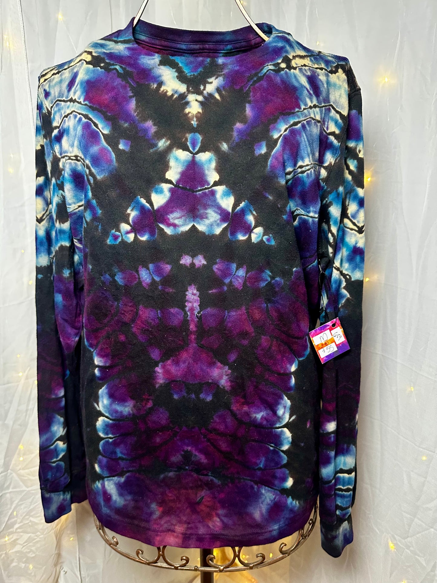 Medium Twilight Symmetry Reverse Dyed Long Sleeve Tee