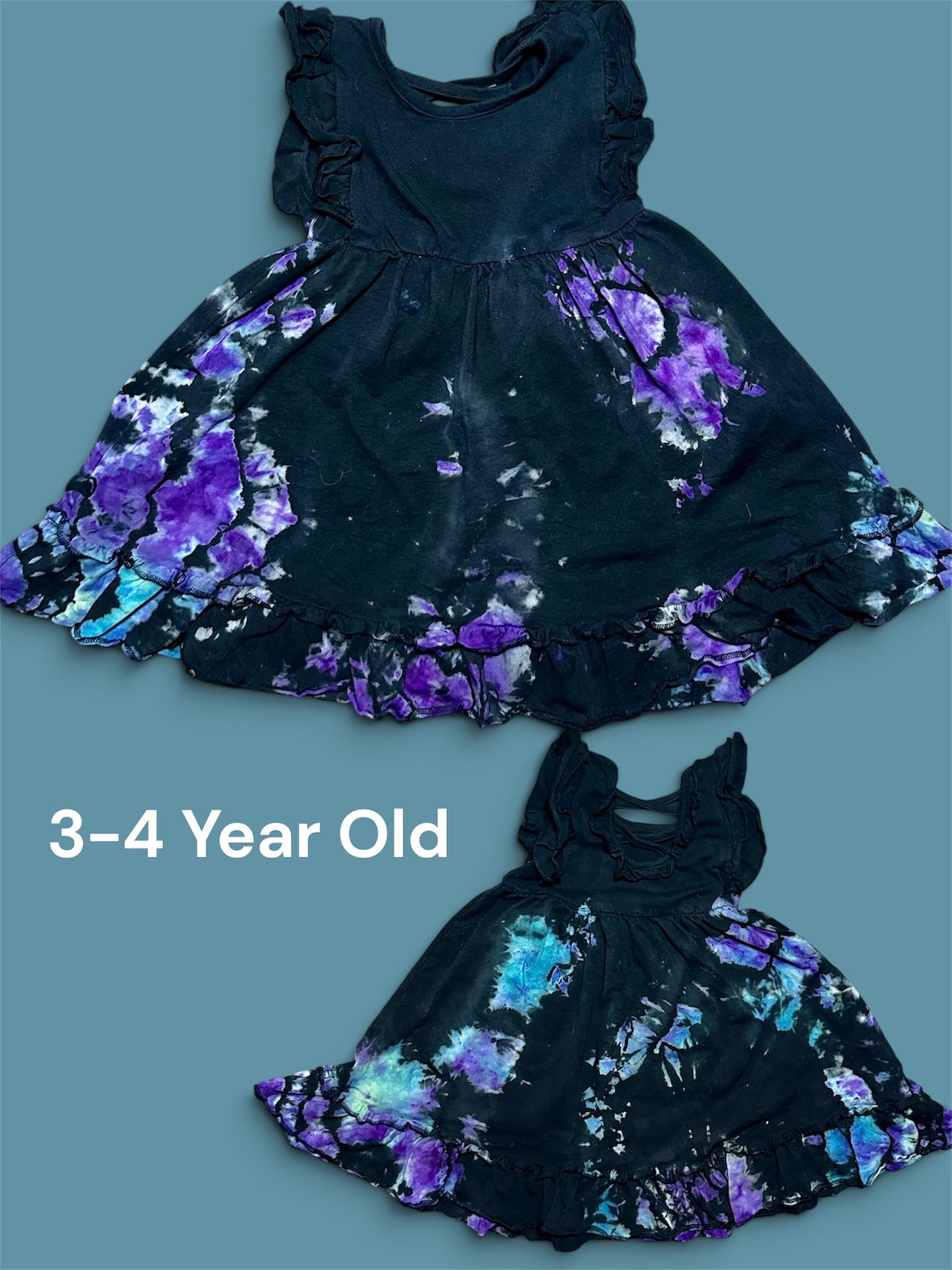 3-4 YO Midnight Orchid Dress