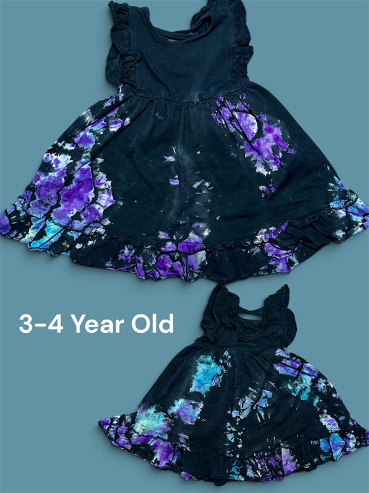 3-4 YO Midnight Orchid Dress