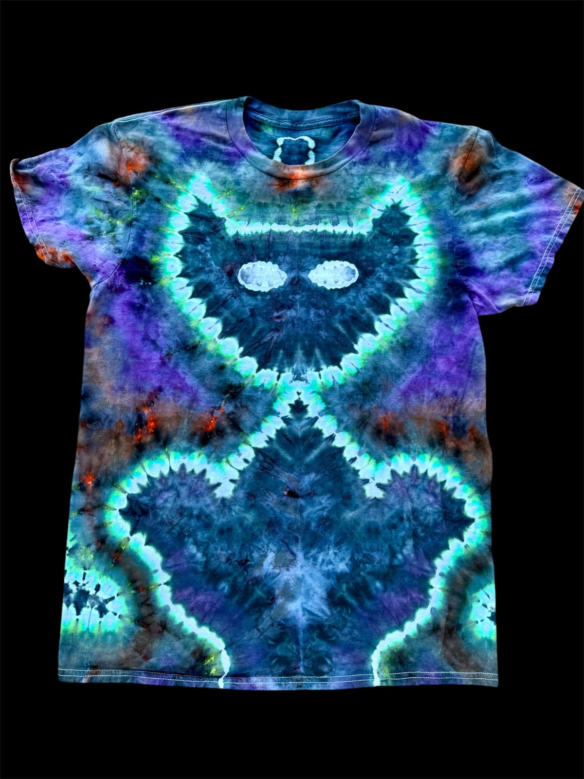 Large Wicked Glow Purrfectly Cheeky Kitty Tee *UV Reactive*