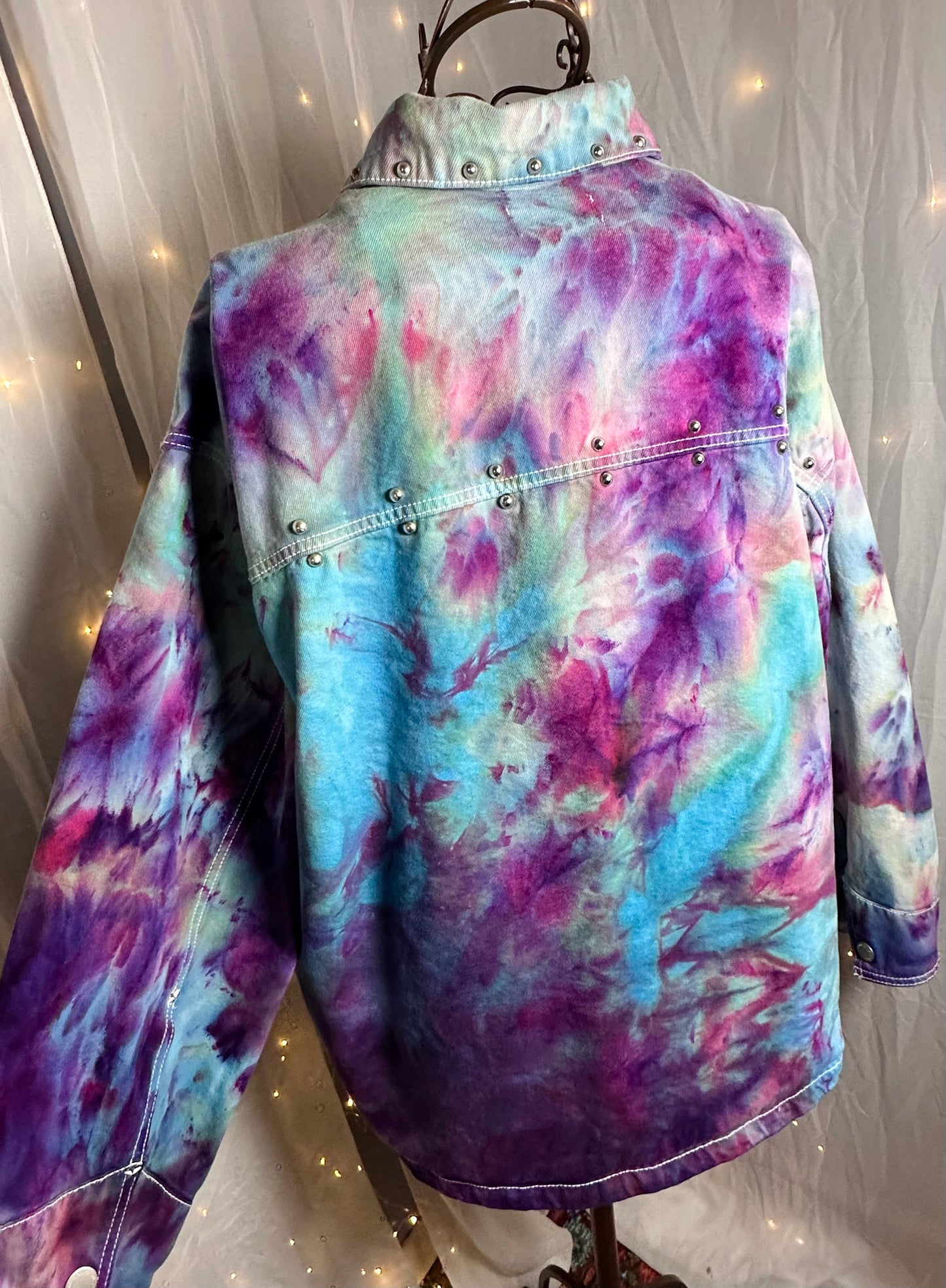 XXL Aurora Dream Studded Denim Jacket