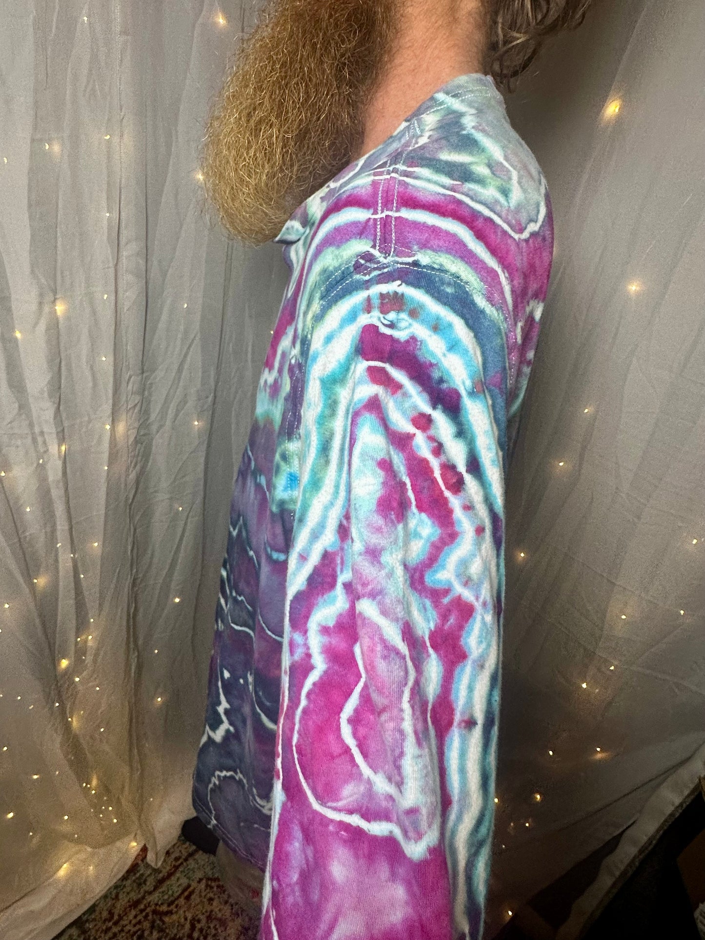 2XLT Galaxy Tide Geode Long Sleeve Tee