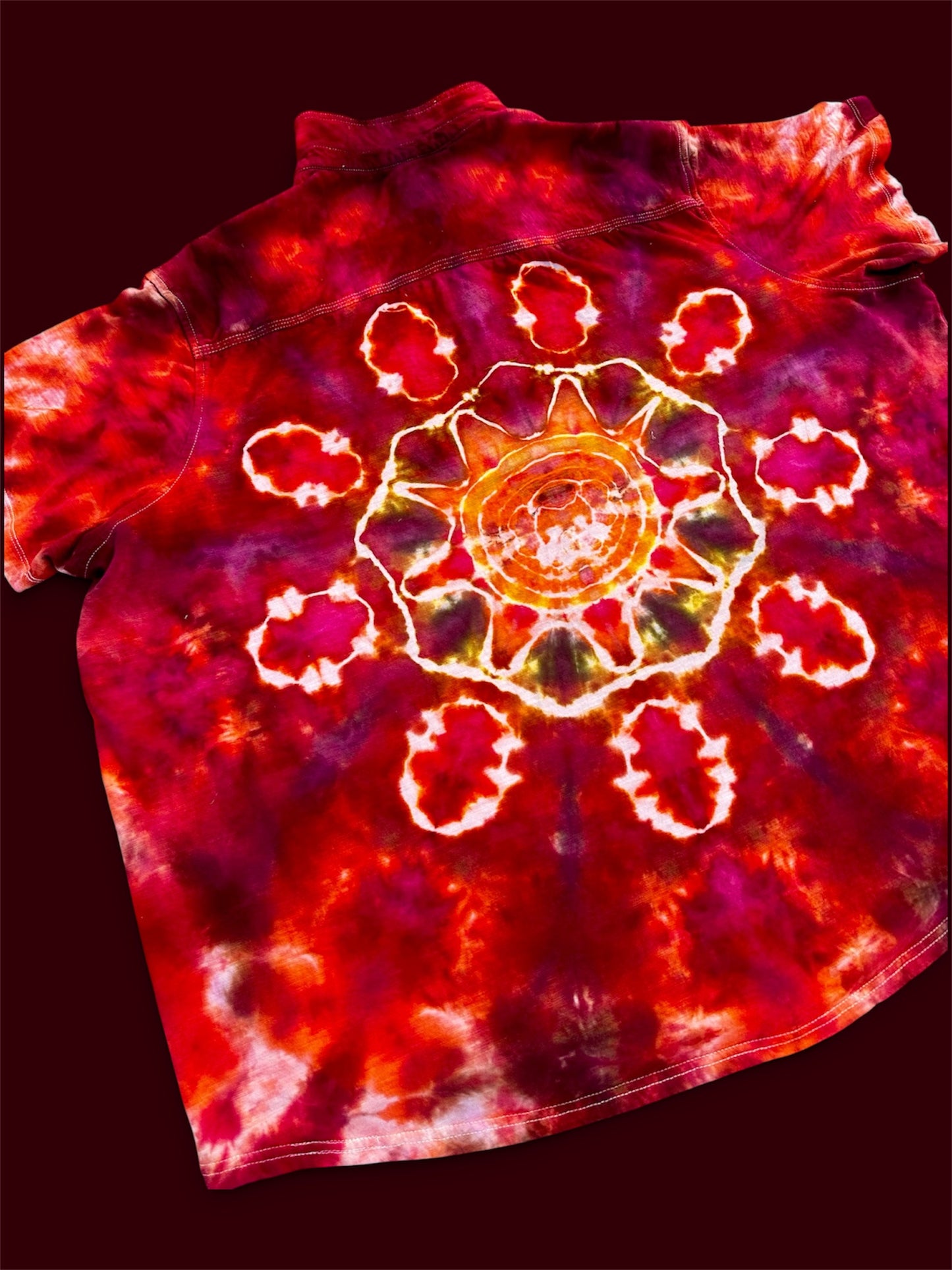 4XL Solar Bloom Button Down