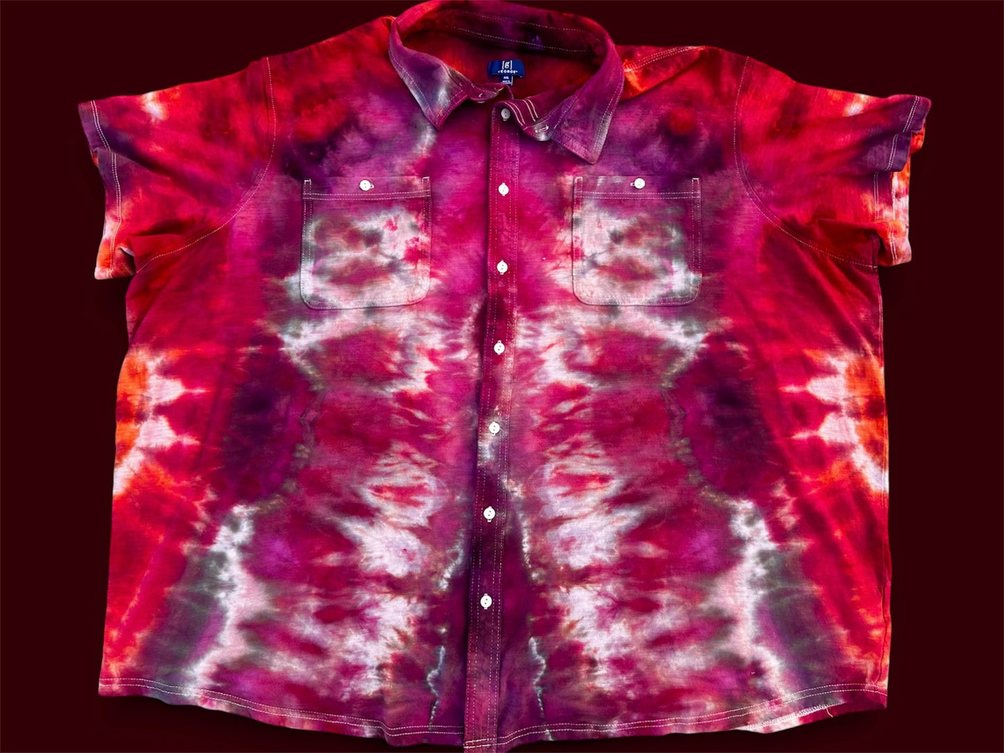 4XL Solar Bloom Button Down