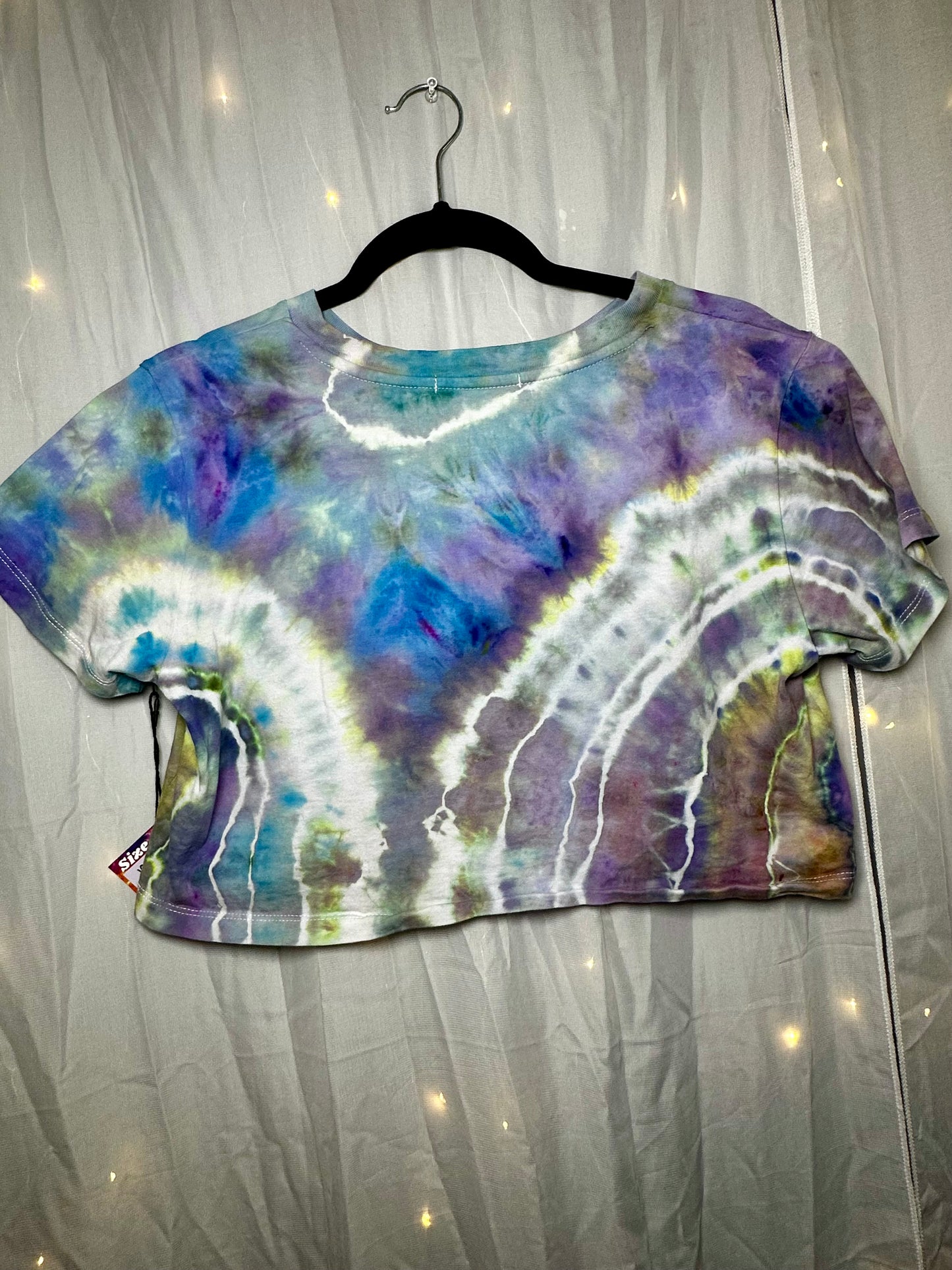 Medium Violet Voltage Crop Top