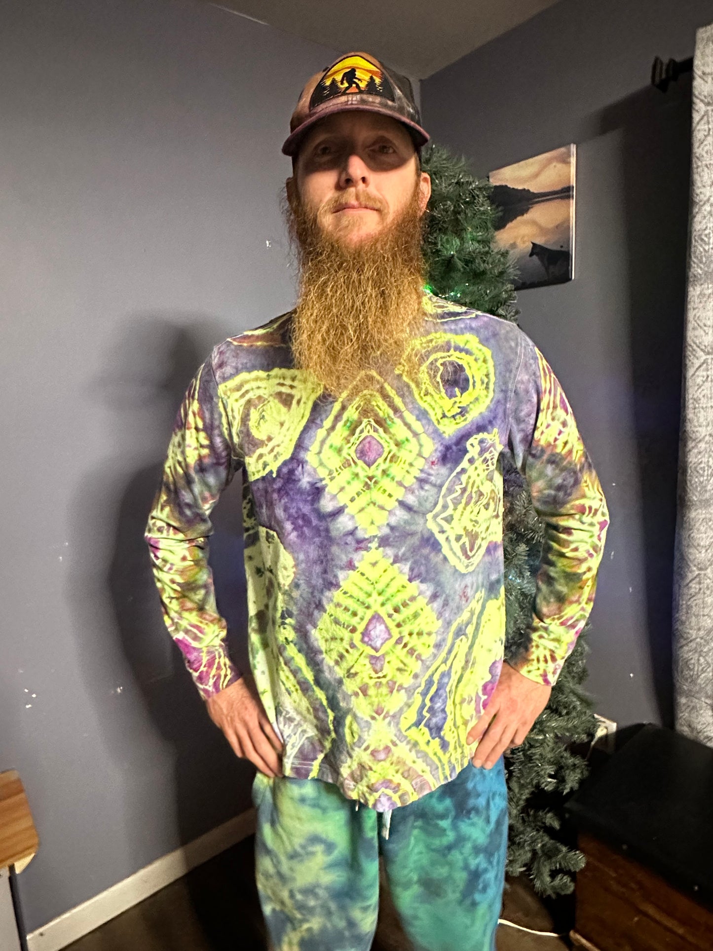 Medium UV Reactive Long Sleeve Tee