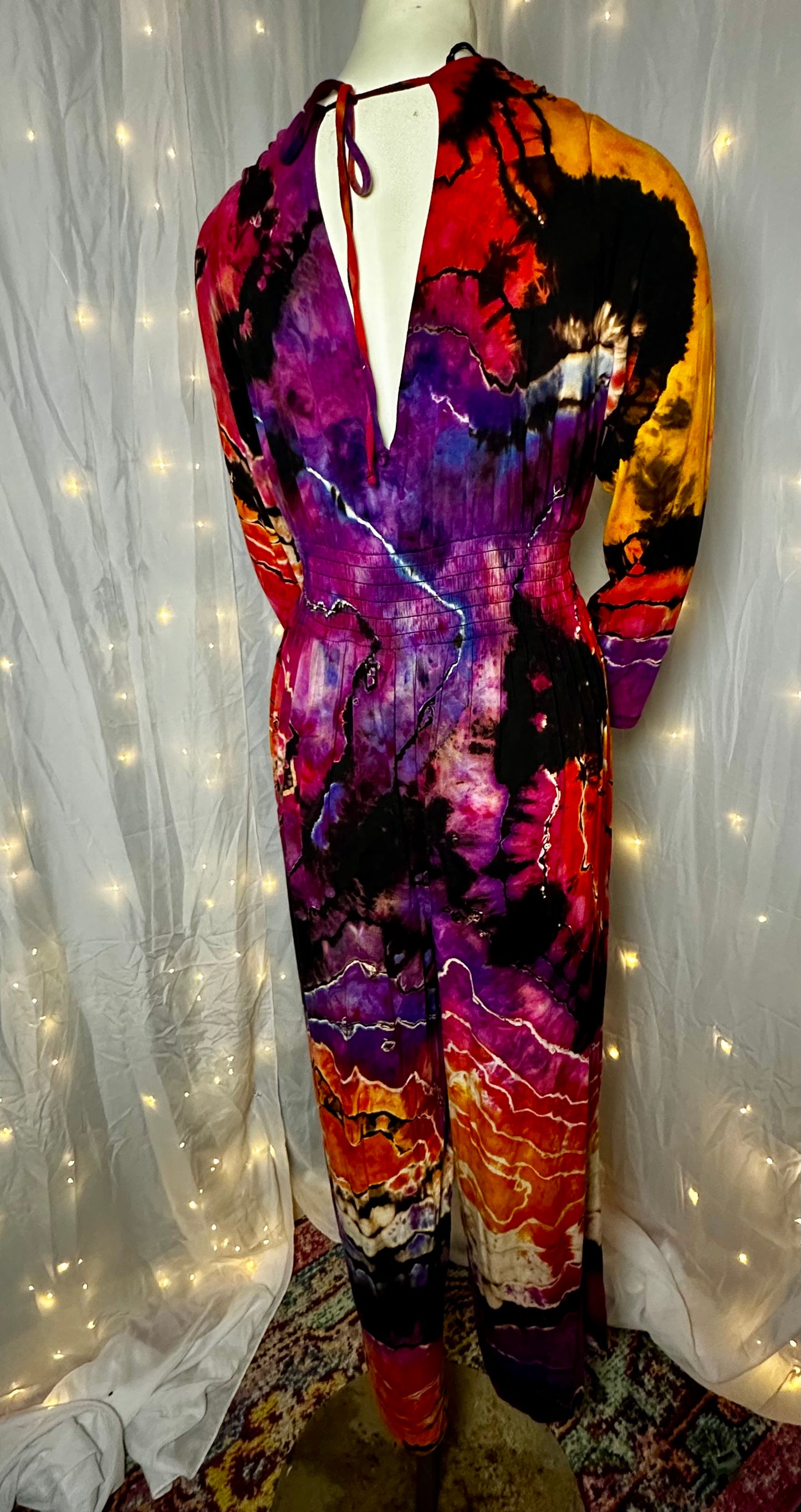 Large Sunset Geode Reverse Jumpsuit