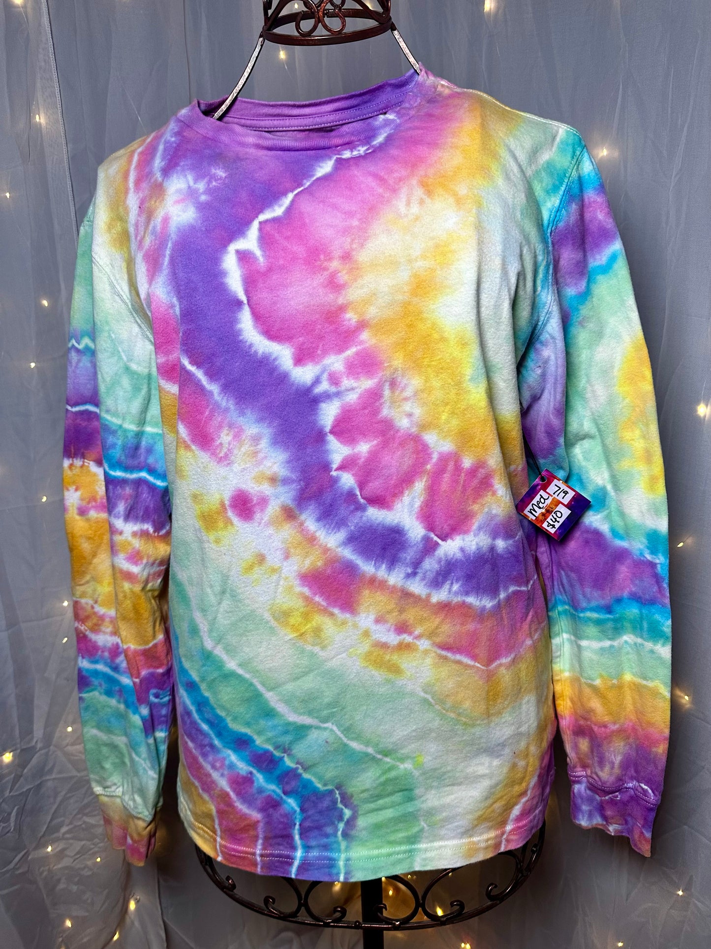Medium Cotton Candy Long Sleeve Tee