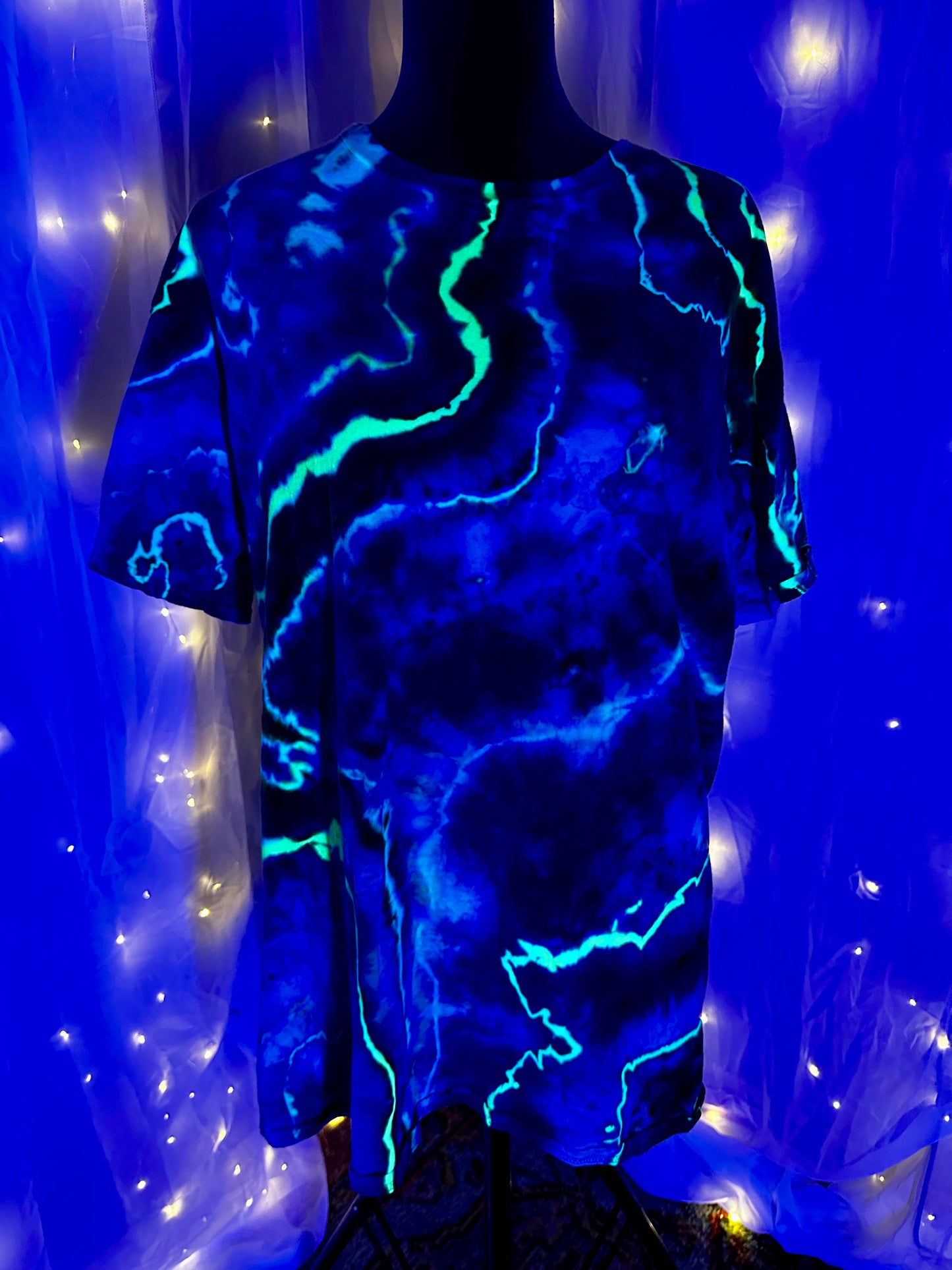 XL Midnight Voltage Tee *UV REACTIVE*