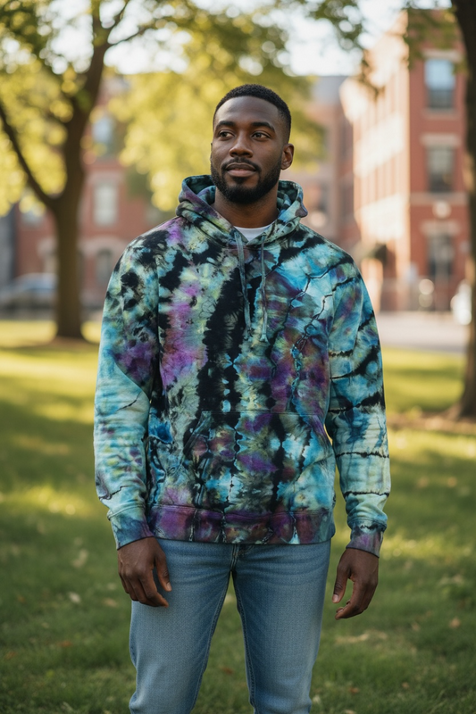 Large Reversed Geode Mindbender Hoodie
