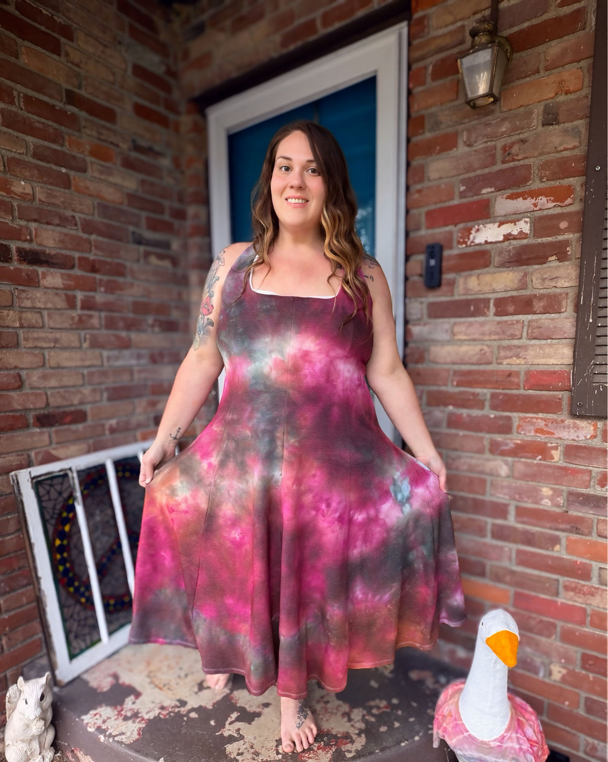 3X Wicked Rose Skies Dress