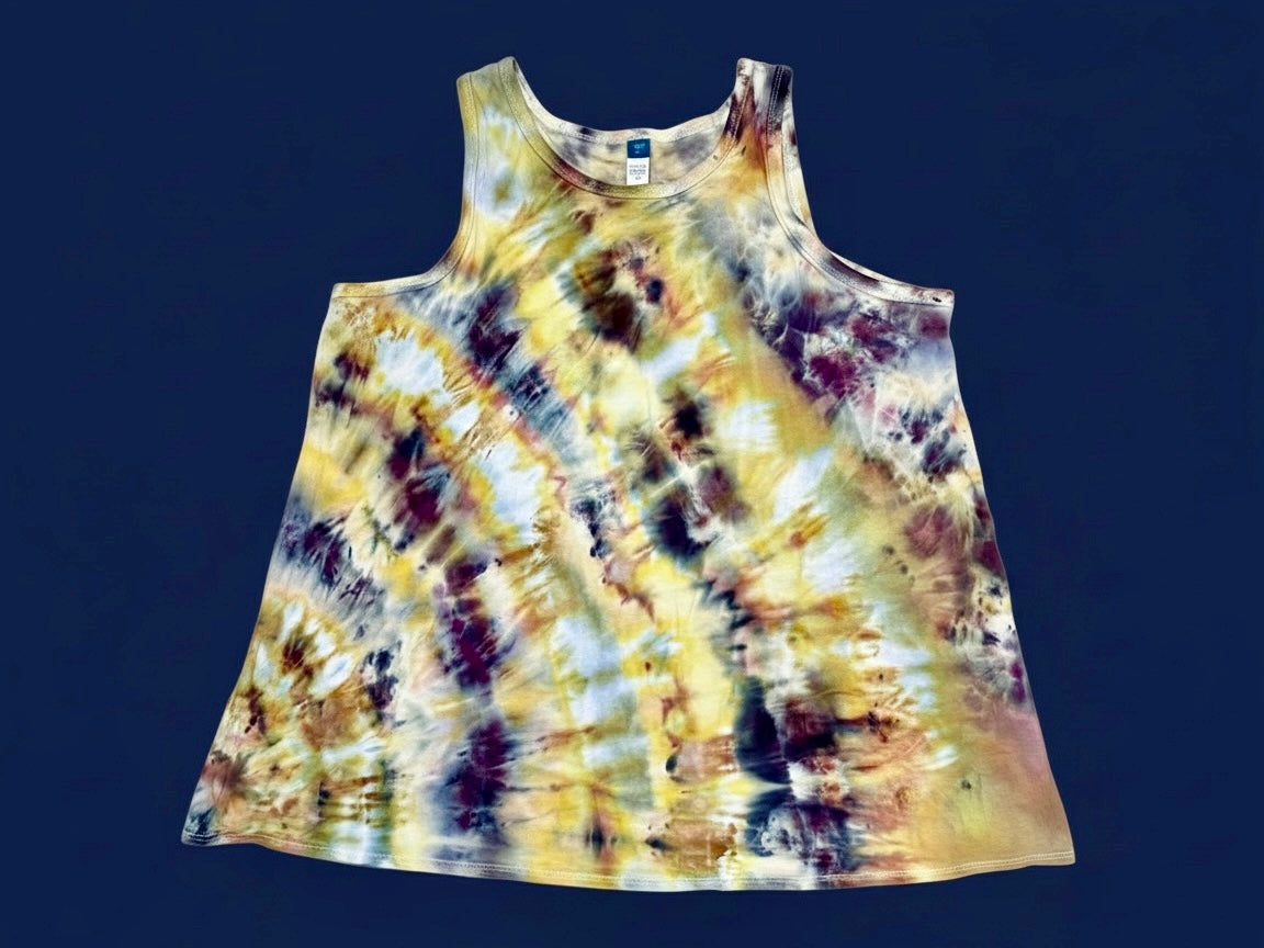 Large Moss & Honey Marble Tank Top