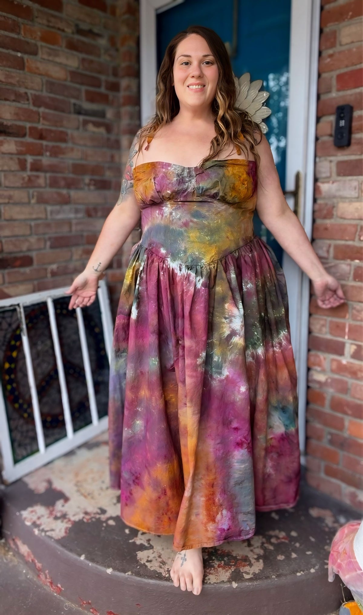 3X Enchanted Autumn Sunset Dress