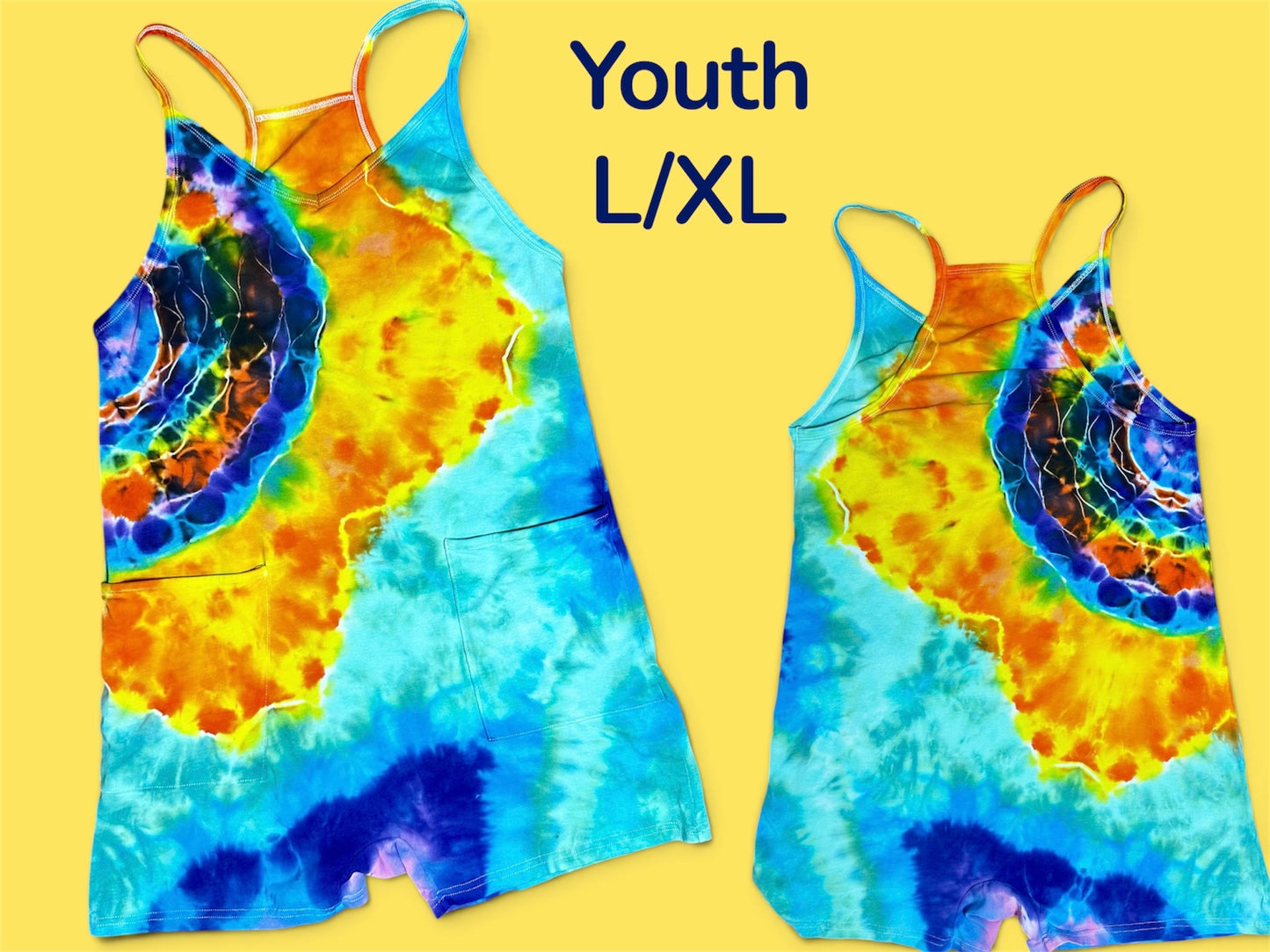 Youth L/XL Sunburst Lagoon Romper