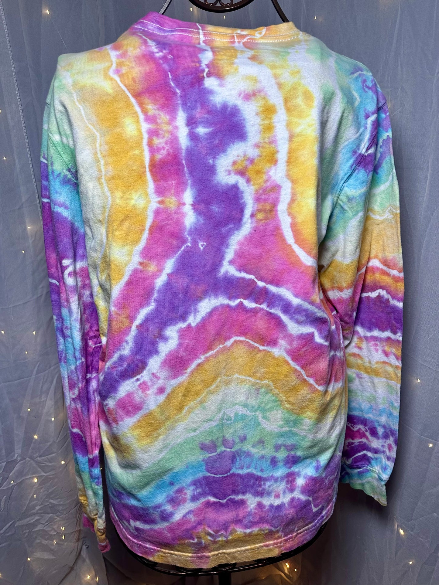Large Cotton Candy Current Long Sleeve Tee