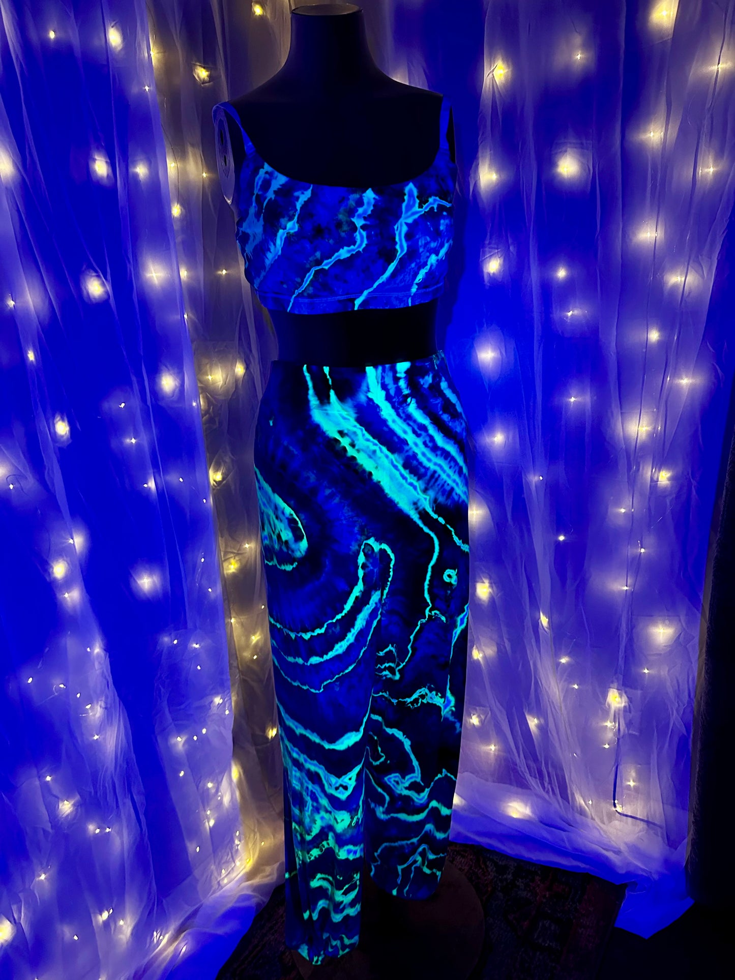 XXL Geode Glow Two Piece UV Reactive Set