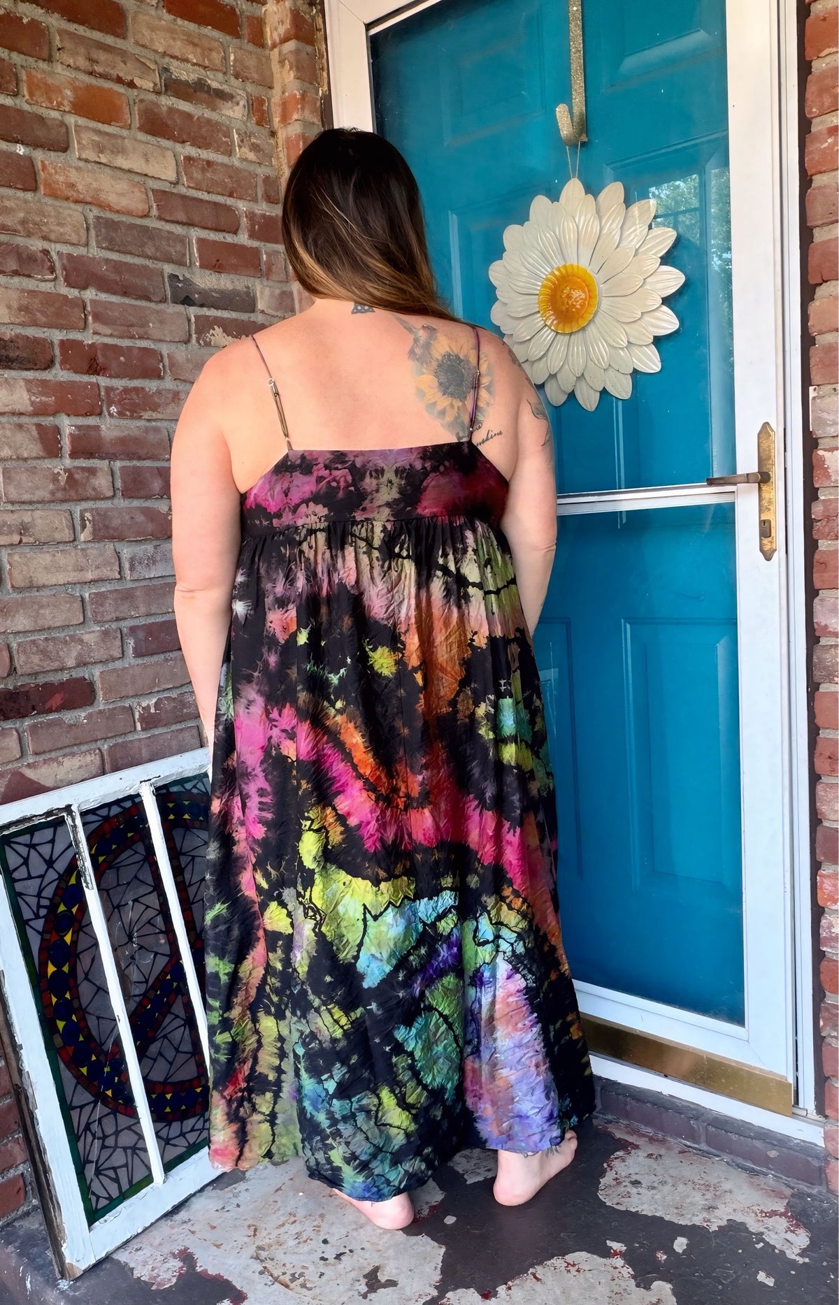 XXL Mystic Color Storm Midi Dress