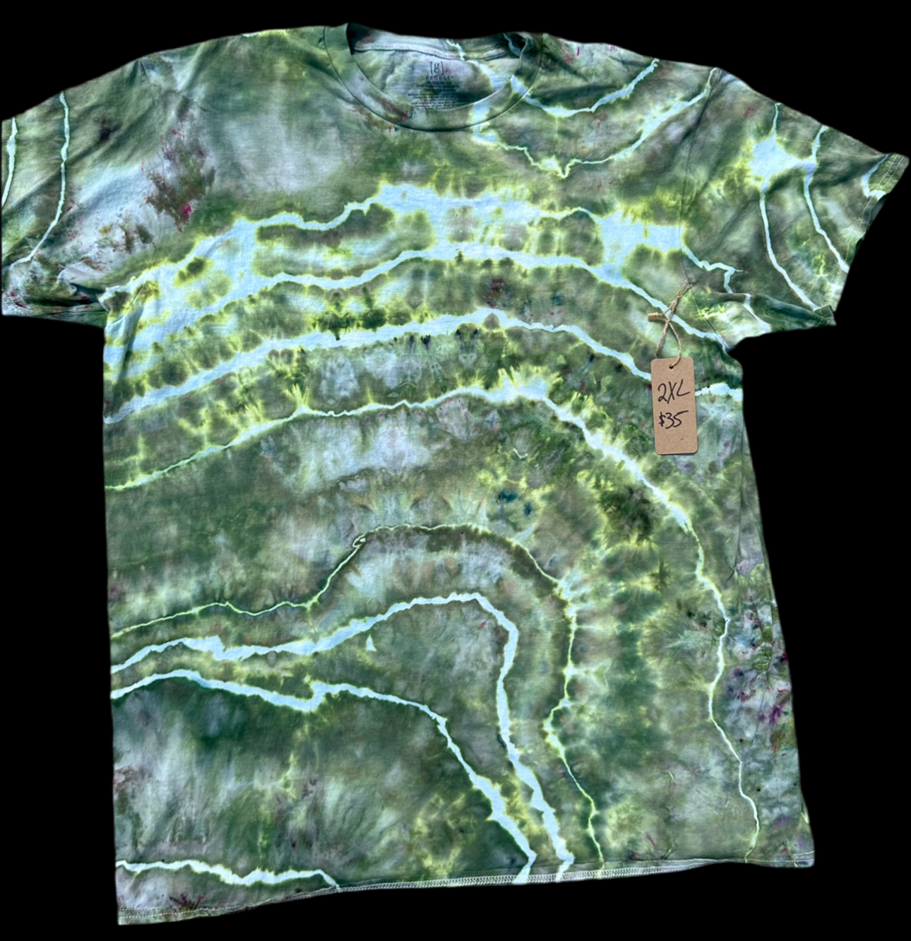 2XL Green Geode Tee