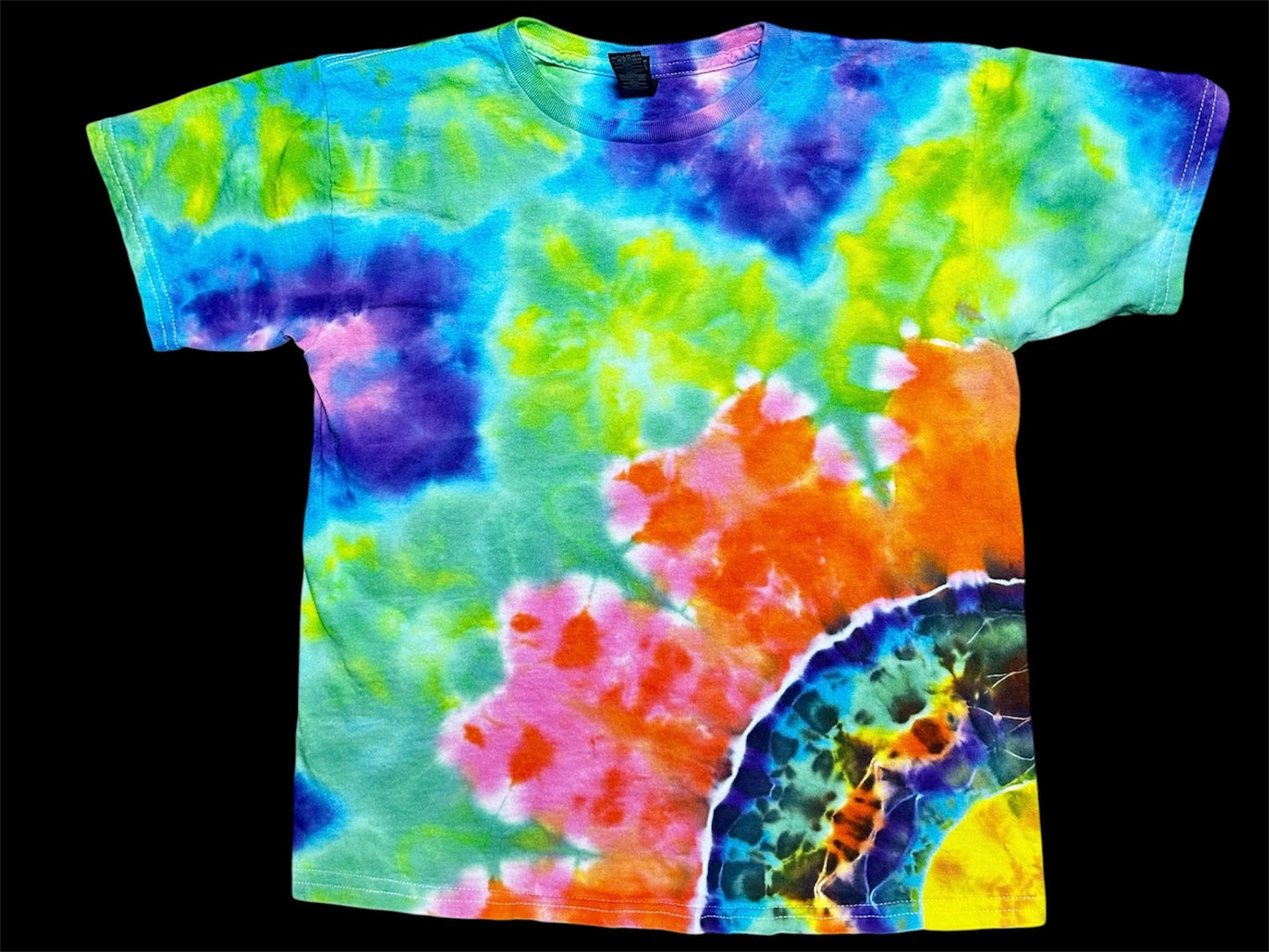 Youth Medium Electric Bloom Mandala Tee