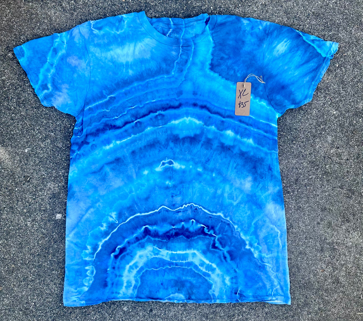 XL Blue Geode Tee 🔷