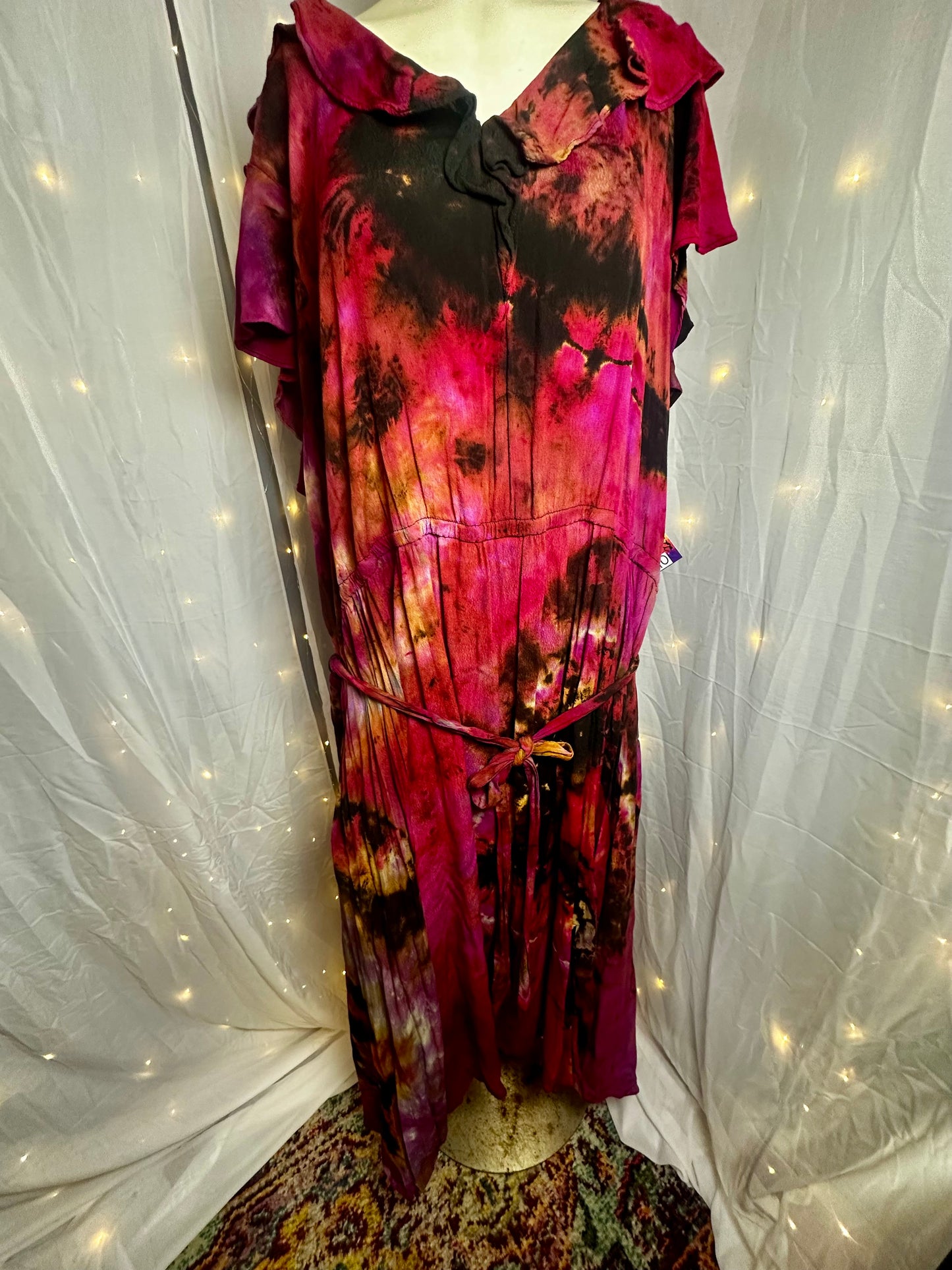 4X Rustic Berry Bloom Dress