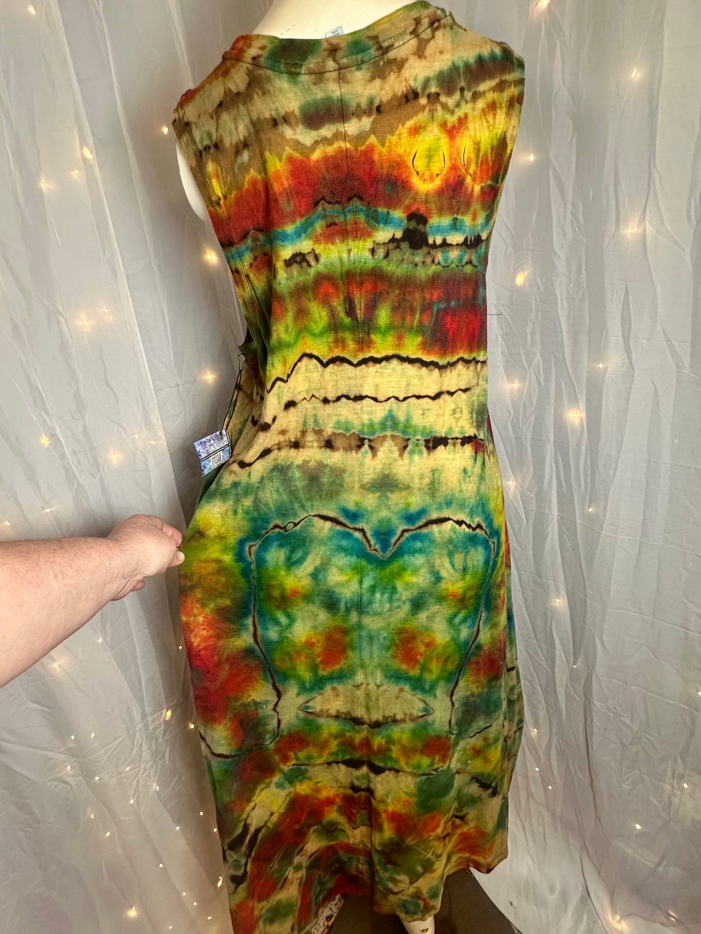 XL Painted Canyon Breeze MIDI Dress
