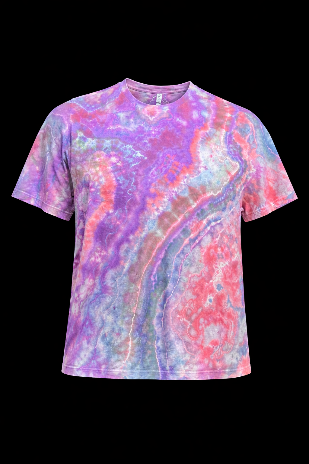5XL Psychedelic Lilac Flow Tee
