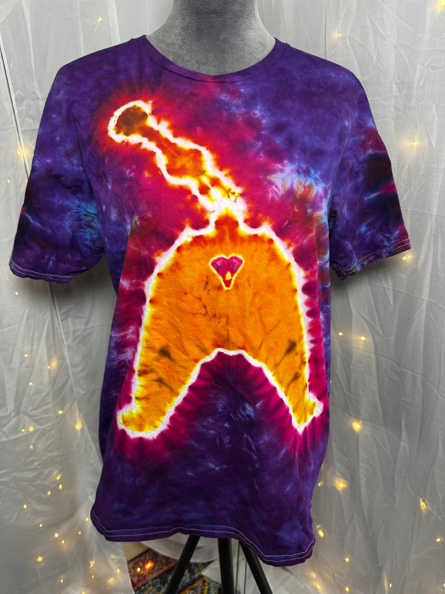 Large Fireball Fur Butt Blast Tee