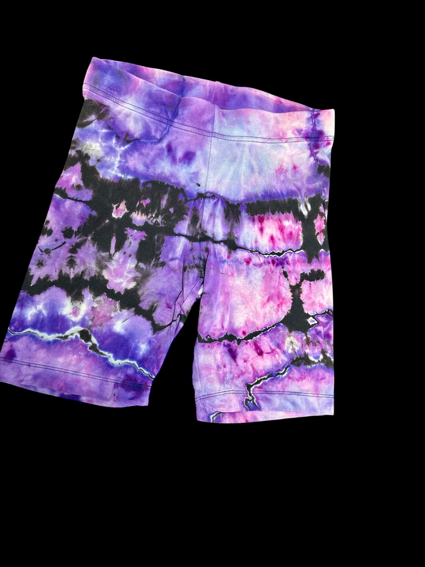 Small Cosmic Amethyst Biker Shorts