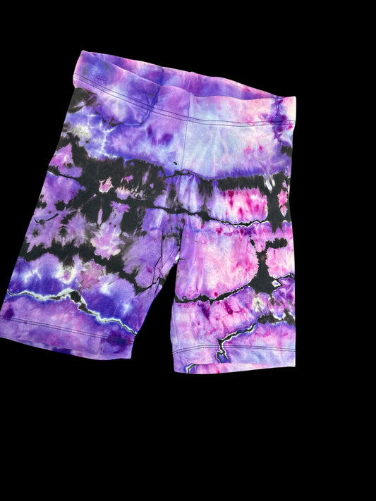 Small Cosmic Amethyst Biker Shorts
