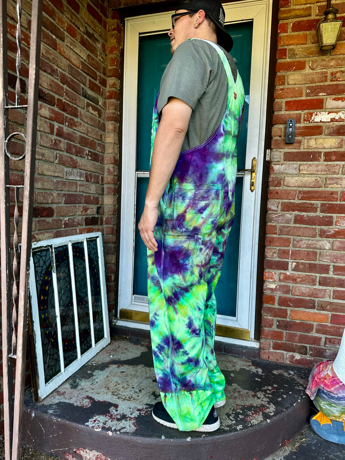 42x34 Bioluminescent Surge Dickies Overalls-UV Reactive