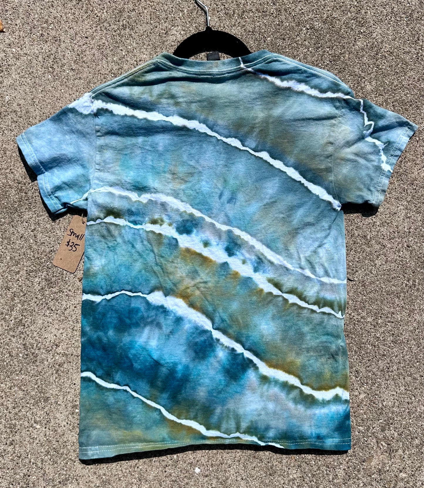 Small Teal/Green/Bronze Tee 🏝️