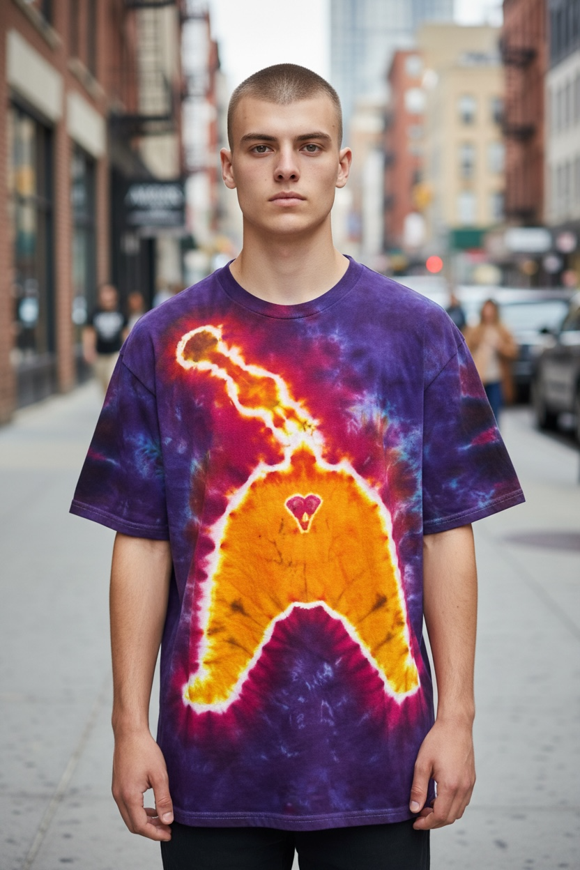 Large Fireball Fur Butt Blast Tee