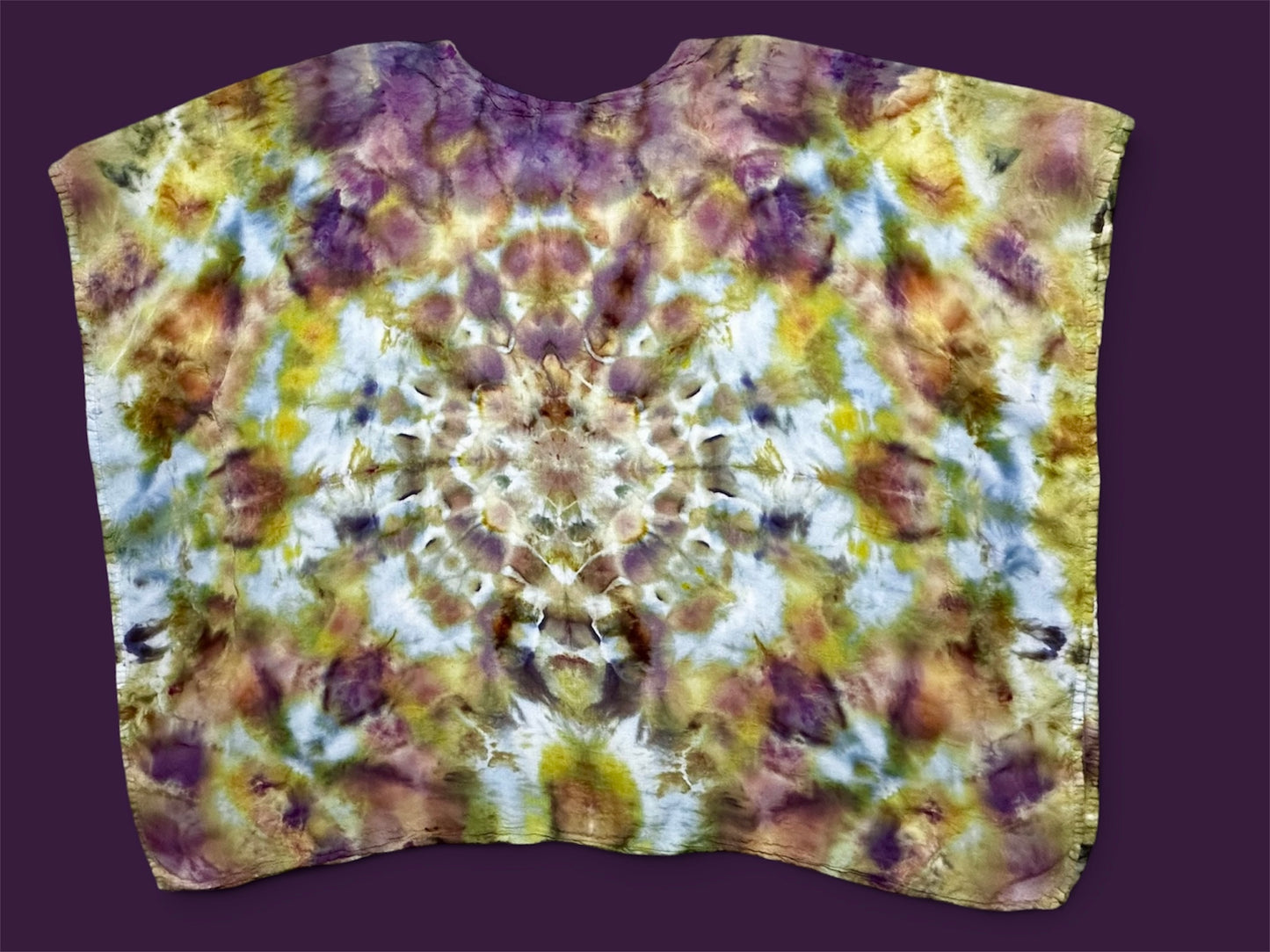 One Size Moss & Moonlight Kaftan Poncho