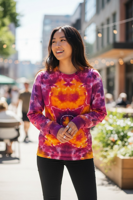 Small Solar Starburst Longsleeve T-shirt